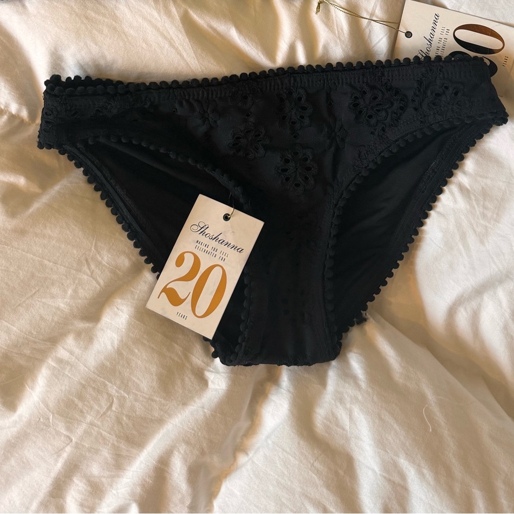 Shoshanna Black Bikini Bottom